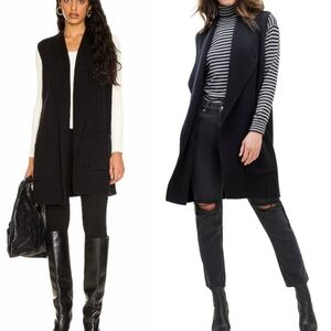 $158 Splendid Open Knit Sweater Vest Cardigan Anthropologie